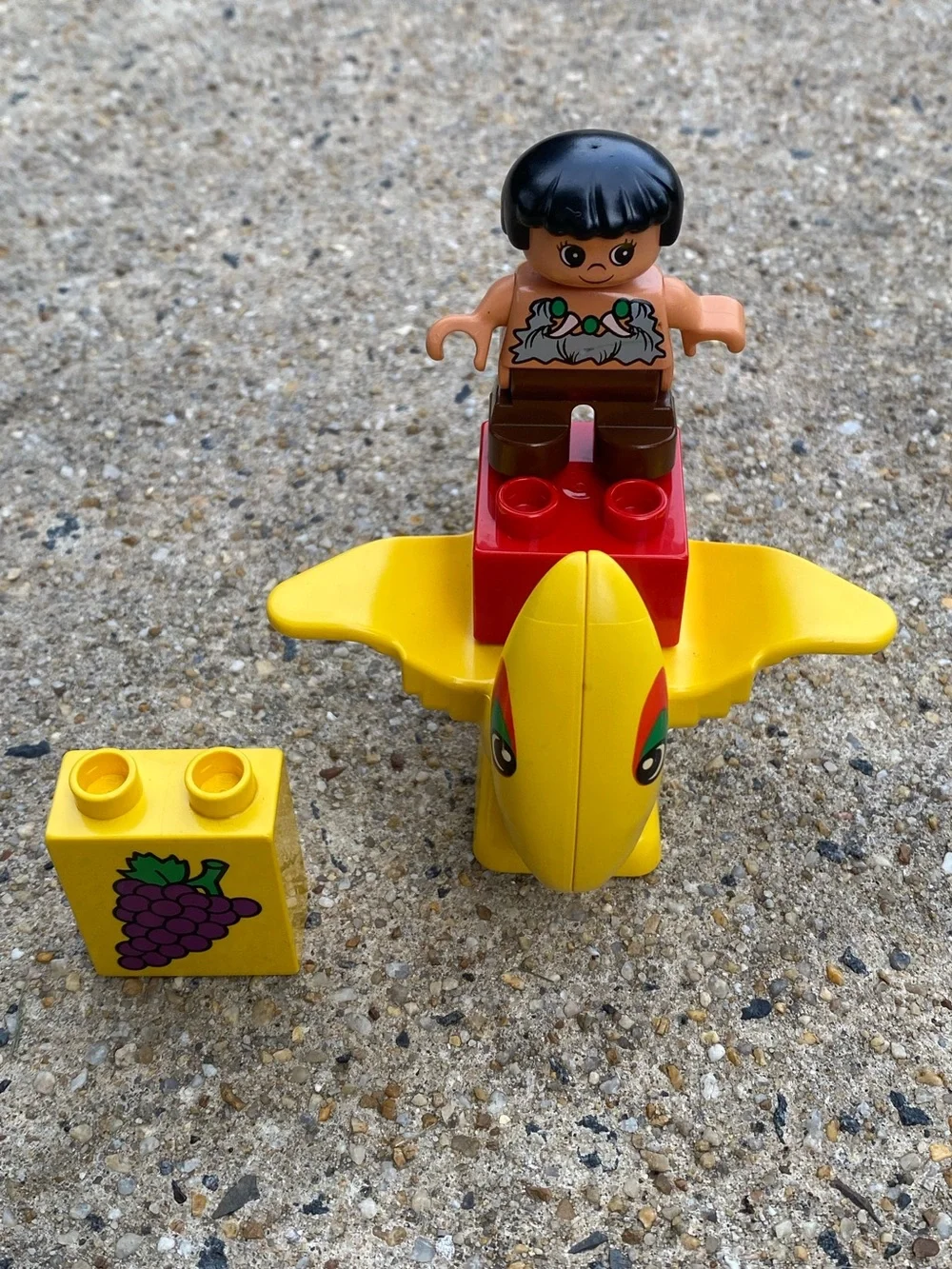 Lego Duplo Set 2806 (Pterodactyl with Caveman) from 1997